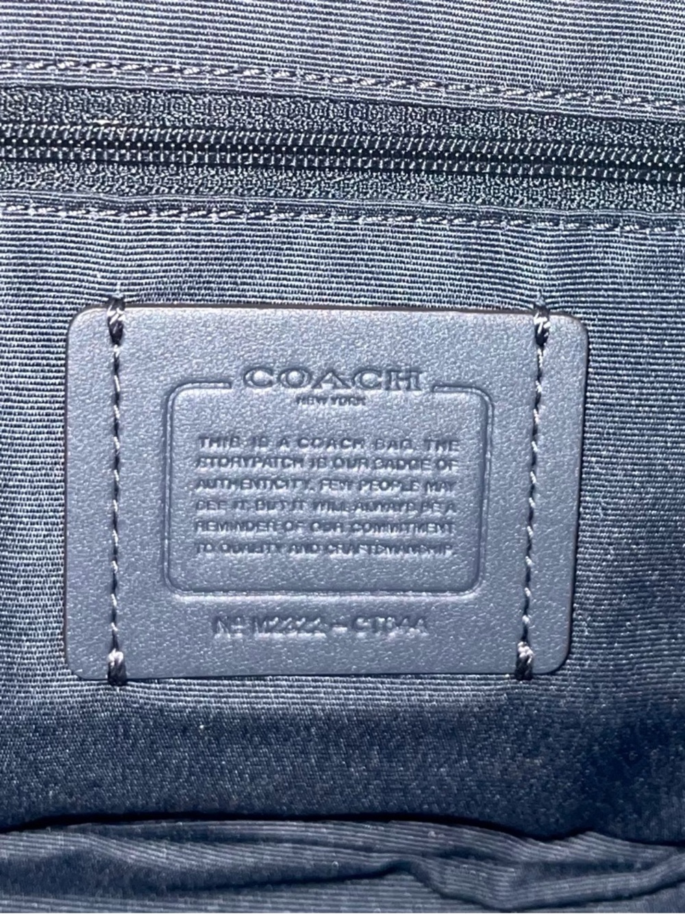 *AUTHENTIC* COACH PACE CROSSBODY BAG STYLE CT644 CORNFLOWER BLUE MSRP $400! - Picture 11 of 16